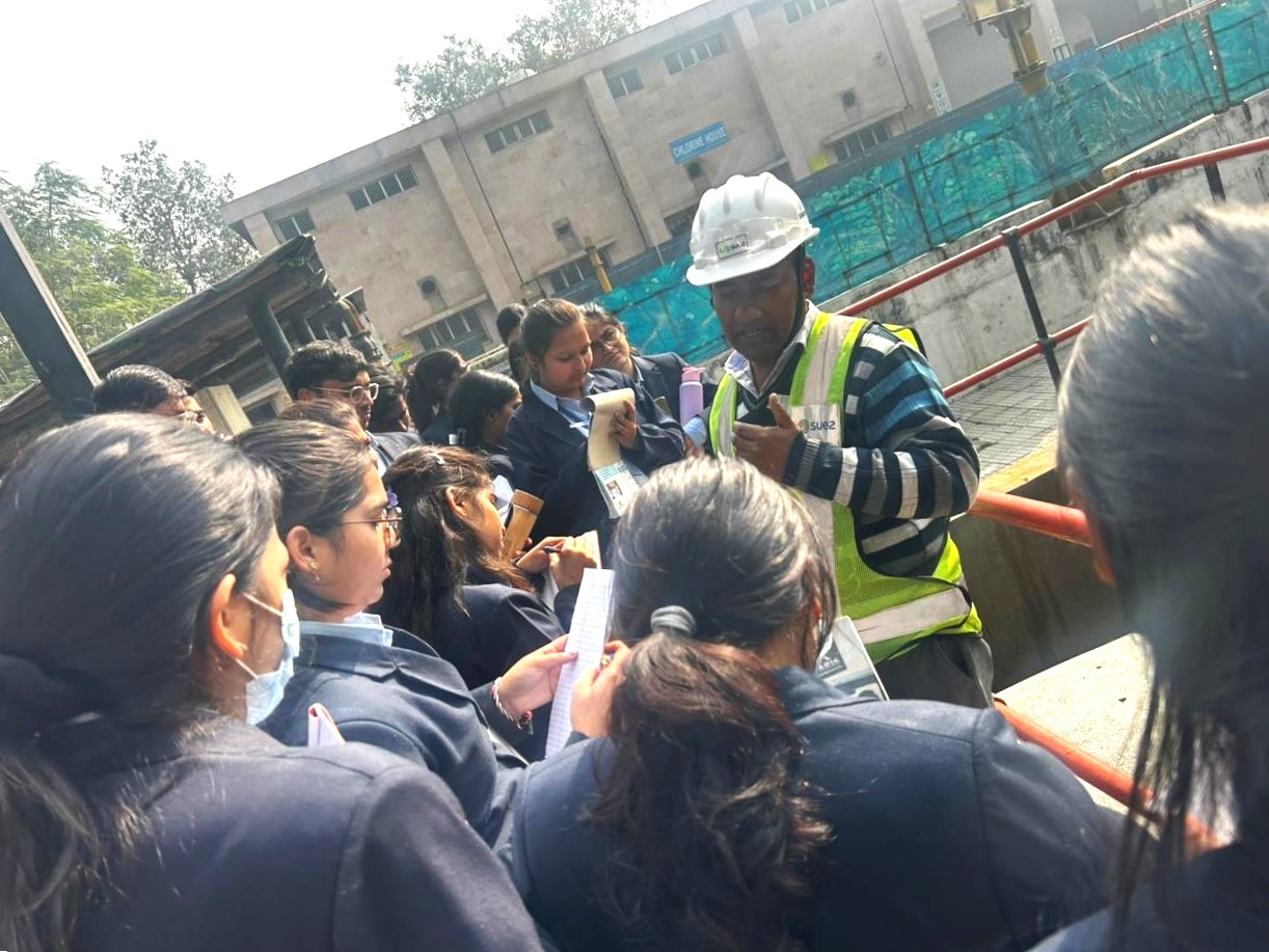 Educational Visit to Delhi Gate Sewage Treatment Plant, New Delhi - Image 2